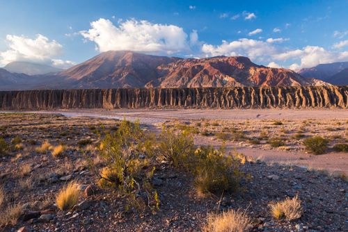 Argentina Travel Landscape Photography Andes Mountain Range landscape along route 7 from Argentina to Chile Uspallata Mendoza Province Argentina South America