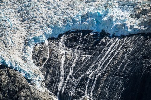 Argentina Travel Landscape Photography Glaciar Rio Blanco a glacier in Los Glaciares National Park El Chalten Patagonia Argentina South America