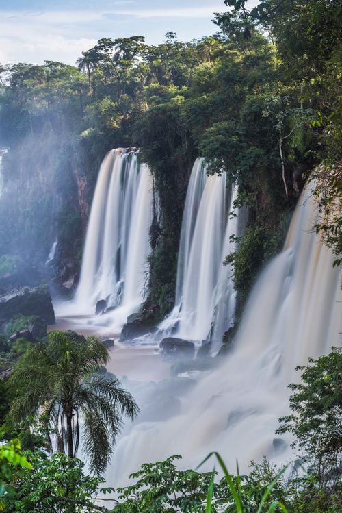 Argentina Travel Landscape Photography Iguazu Falls aka Iguassu Falls or Cataratas del Iguazu Misiones Province Argentina South America