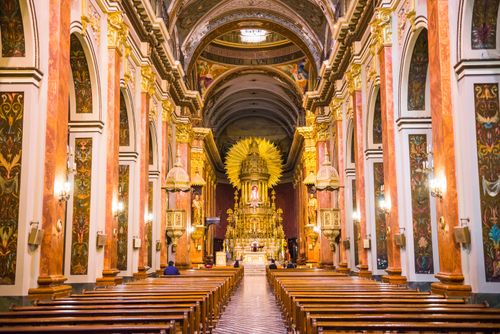 Argentina Travel Landscape Photography Inside Salta Cathedral Salta Salta Province North Argentina South America