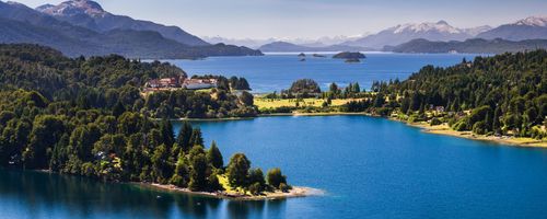 Argentina Travel Landscape Photography Llao Llao Hotel and lakes on the San Carlos de Bariloche mini circuit Rio Negro Province Patagonia Argentina South America