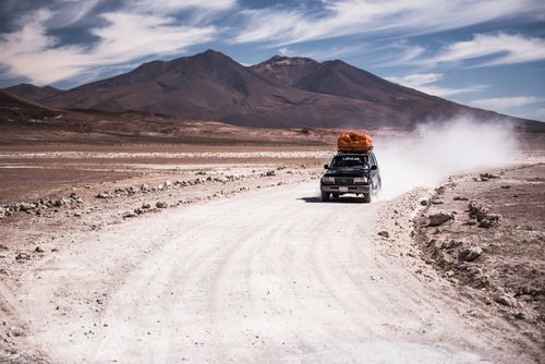 Bolivia Travel Landscape Photography 4wd Bolivian Altiplano tour passing volcanoes South West Bolivia South America