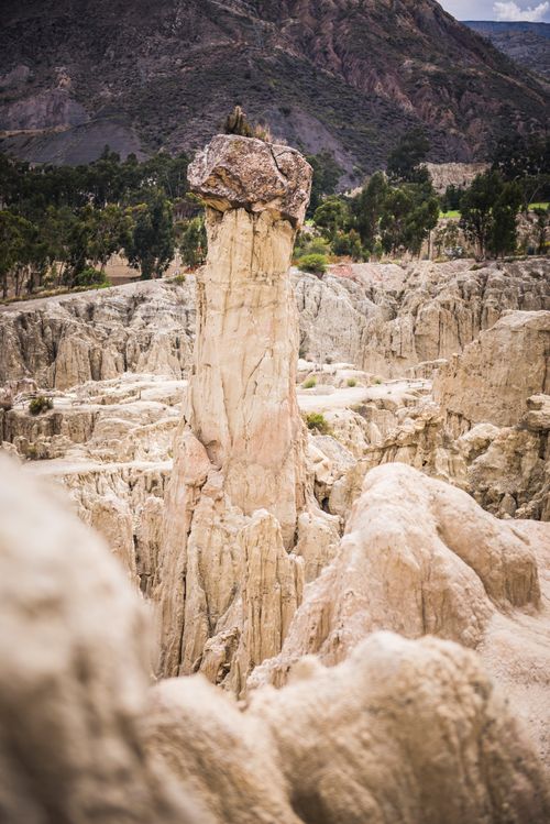 Bolivia Travel Landscape Photography Sombrero de la Dama Ladys hat Valle de la Luna Valley of the Moon La Paz La Paz Department Bolivia South America