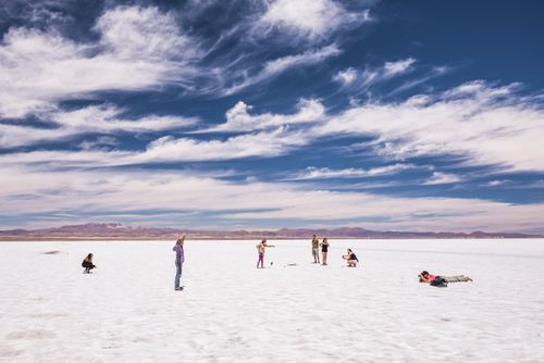 Bolivia Travel Landscape Photography Taking perspective photos at Uyuni Salt Flats Salar de Uyuni Uyuni Bolivia South America