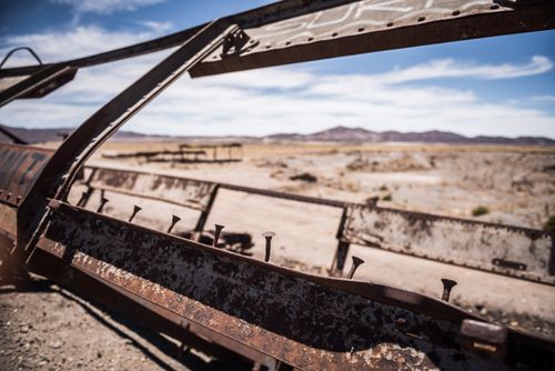 Bolivia Travel Landscape Photography Train Cemetery aka train graveyard Uyuni Bolivia South America
