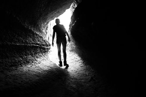 Chile Travel Landscape Photography Cave at Moon Valley Valle de la Luna Atacama Desert North Chile South America