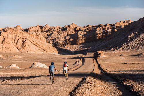 Chile Travel Landscape Photography Cycling in Moon Valley Valle de la Luna Atacama Desert North Chile South America