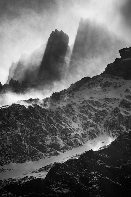 Chile Travel Landscape Photography Dramatic mountain landscape Torres del Paine National Park Patagonia Chile South America 2