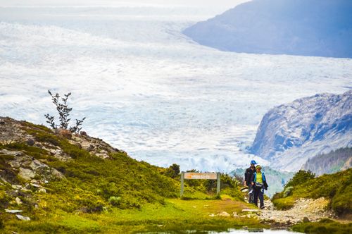 Chile Travel Landscape Photography Hiking at Grey Glacier Glaciar Grey Torres del Paine National Park Patagonia Chile South America