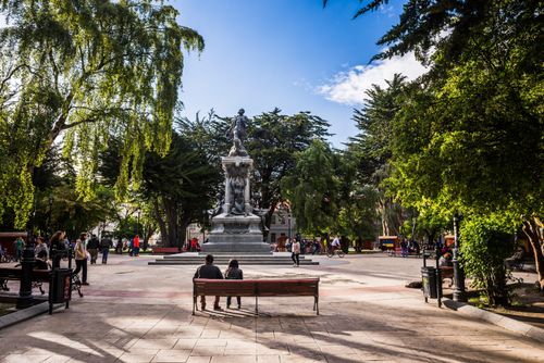 Chile Travel Landscape Photography Plaza de Armas Punta Arenas Magallanes and Antartica Chilena Region Chilean Patagonia Chile South America