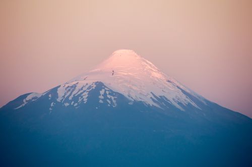 Chile Travel Landscape Photography Sunset Osorno Volcano Volcan Osorno and Llanquihue Lake Puerto Varas Chile Lake District South America