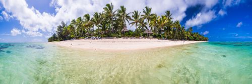 Cook Islands Landscape Travel Photography Beachfront at Royale Takitumu Luxury Villas Titikaveka Rarotonga Cook Islands South Pacific Ocean