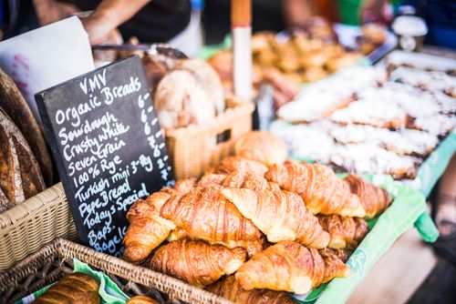 Cook Islands Landscape Travel Photography Croissant for sale at Rarotonga Saturday Market Punanga Nui Market Avarua Town Cook Islands