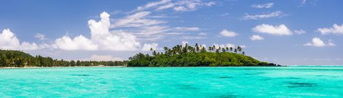 Cook Islands Landscape Travel Photography Motu Taakoka Island in Muri Lagoon Rarotonga Cook Islands