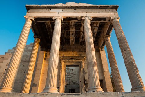 Greece Travel Photography Acropolis at sunset Athens Attica Region Greece UNESCO World Heritage Site