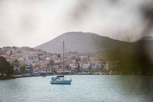 Greece Travel Photography Sailing boat Ermioni Peloponnese Greece