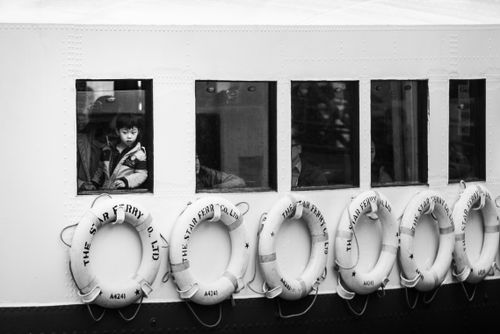 Hong Kong Street Photography Star Ferry between Hong Kong Island and Kowloon Hong Kong China