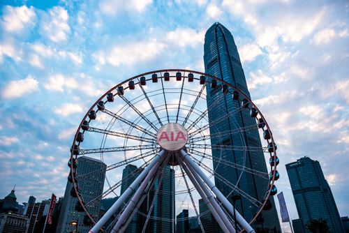 Hong Kong Travel Photography Hong Kong observation tower a ferris wheel in central Hong Kong China