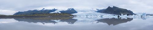 Iceland Landscape Photography Fjallsarlon Glacier Lake and Fjallsjokull in Vatnajokull National Park Southwest Iceland Europe