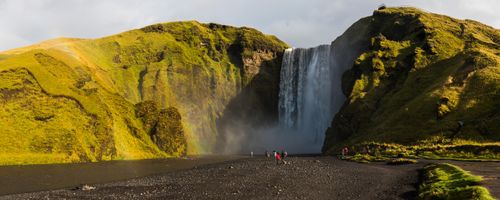 Iceland Landscape Photography Skogafoss Waterfall Skogar South Region Sudurland Iceland