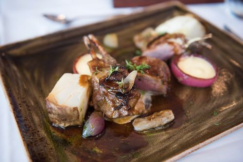 Iceland Travel Photography Icelandic Lamb a typical food dish at a fine dining restaurant in Iceland Europe