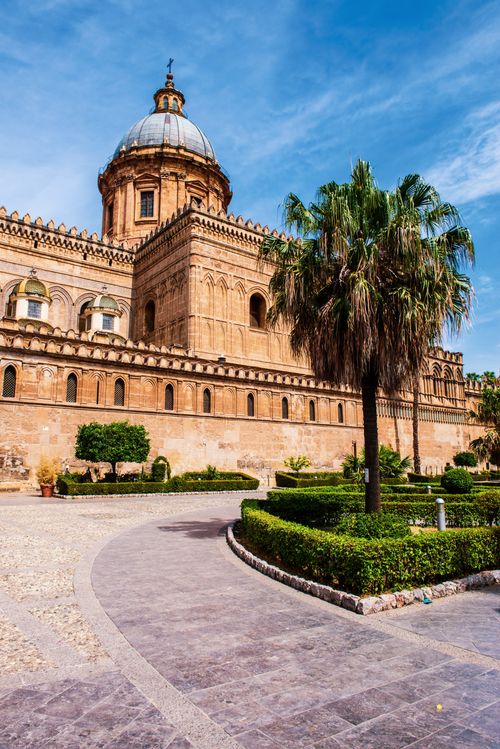 Italy Sicily Travel Photography Palermo Cathedral Duomo di Palermo Palermo Old Town Sicily Italy Europe