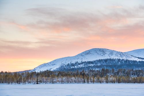 Lapland Finland Landscape Photography Snowy Lapland landscape Akaslompolo Finnish Lapland Finland