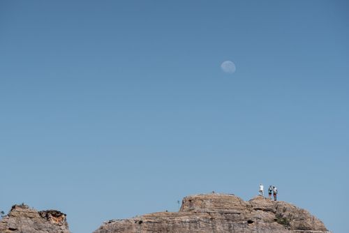 Madagascar Adventure Travel Photography Under the moon in Isalo National Park Ihorombe Region Southwest Madagascar