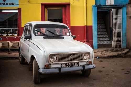 Madagascar Travel Photography Classic Renault Savane in Antisrabe Madagascar Central Highlands