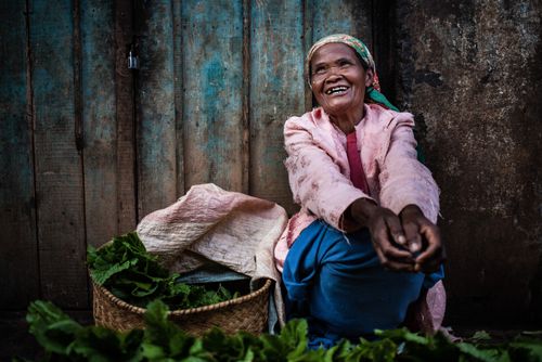 Madagascar Travel Portraiture Portrait Photography Portrait in a market near Antsirabe Vakinankaratra Region Madagascar