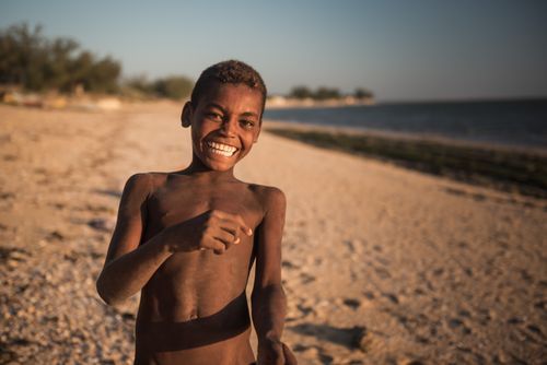 Madagascar Travel Portraiture Portrait Photography Portrait of Madagascan boy on Ifaty Beach South West Madagascar Africa