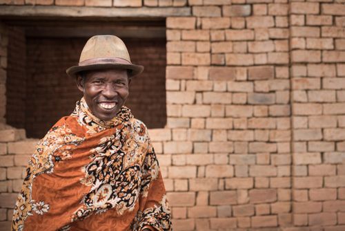 Madagascar Travel Portraiture Portrait Photography Portrait of a pig farmer Andohasana Monday Pig Market Madagascar Central Highlands