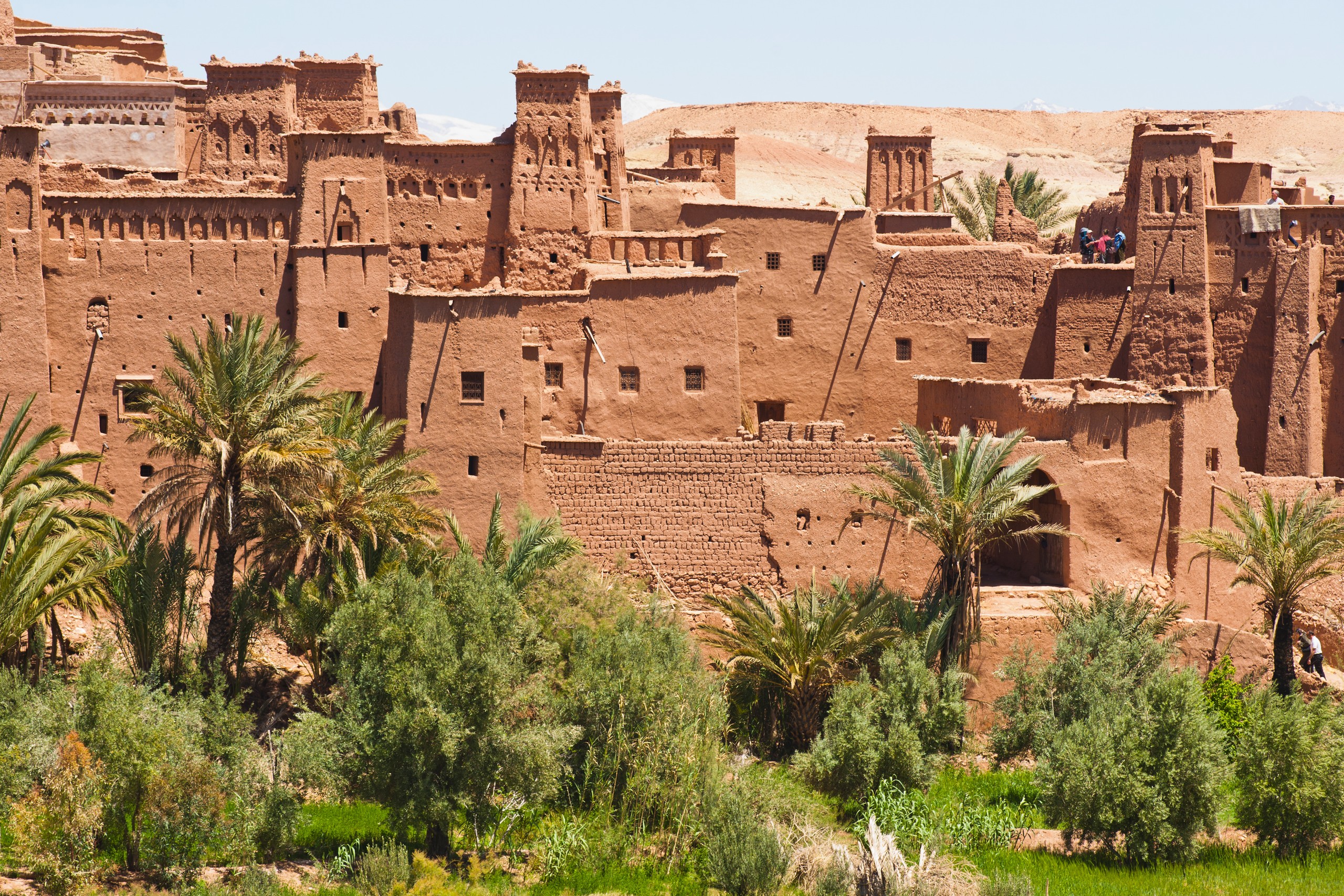 Morocco Travel Photography Kasbah Ait Ben Haddou UNESCO World Heritage Site near Ouarzazate Morocco North Africa Africa