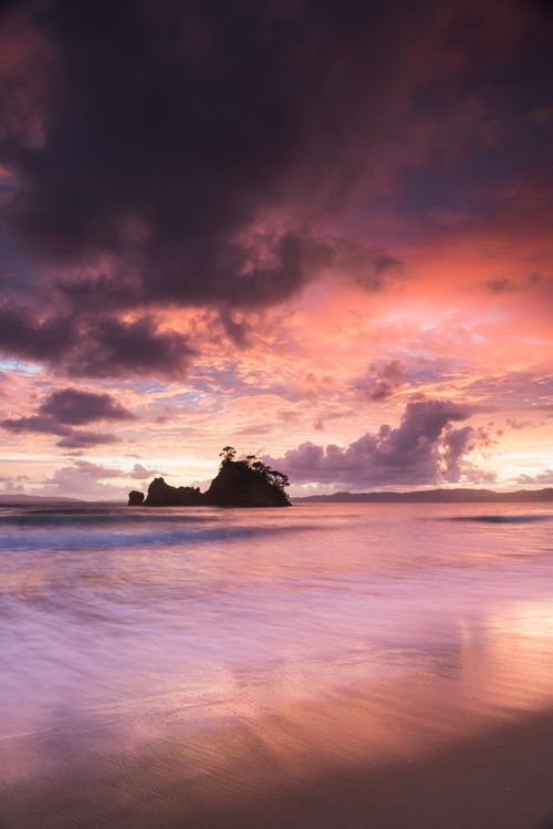 New Zealand Landscape Photography Pungapunga Island at Whangapoua Beach at sunrise Coromandel Peninsula New Zealand North Island 3