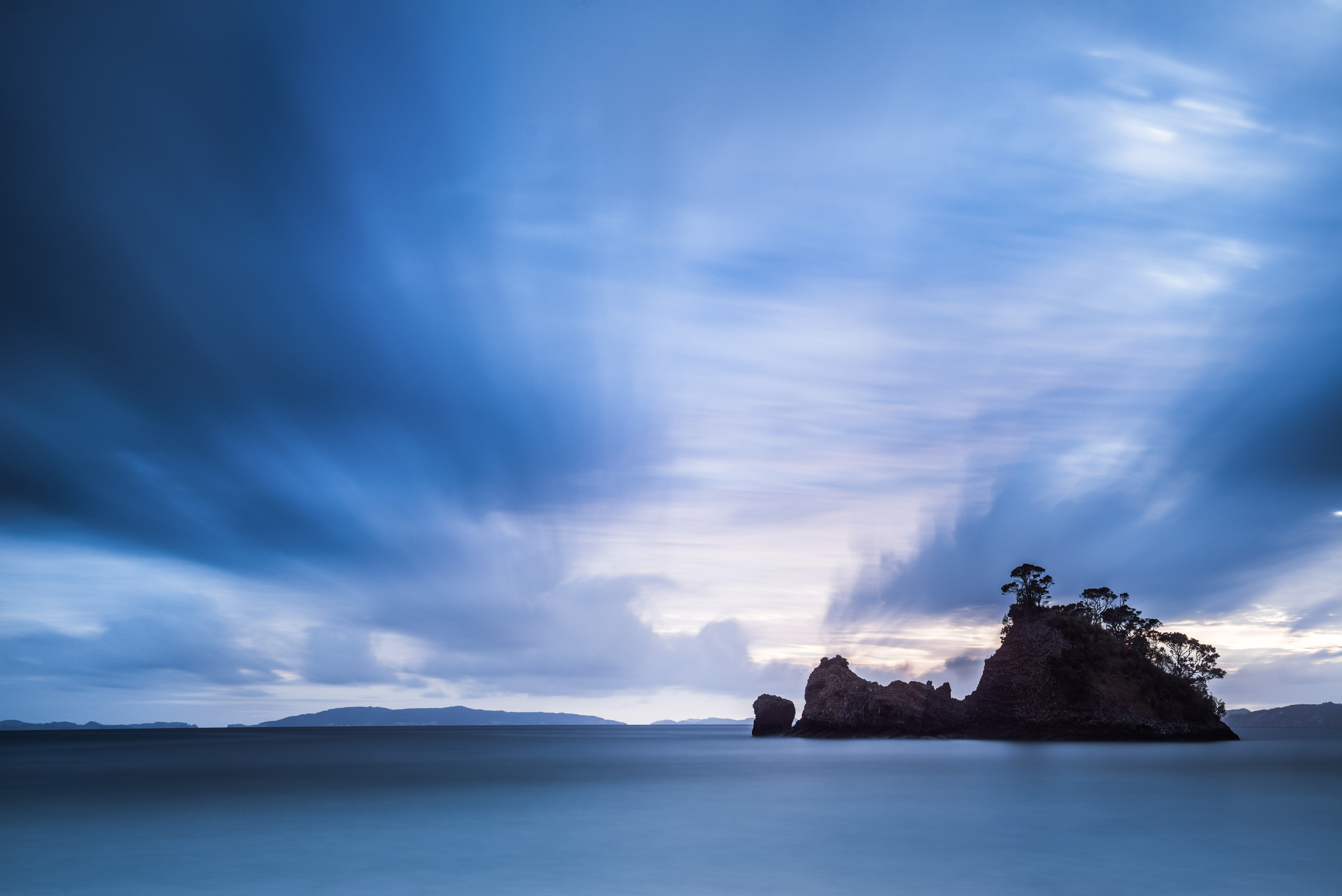 New Zealand Landscape Photography Pungapunga Island at Whangapoua Beach at sunrise Coromandel Peninsula New Zealand North Island