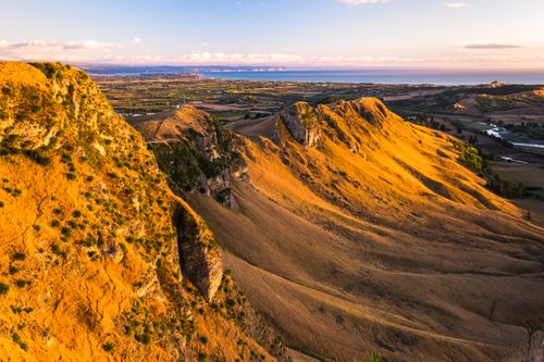 New Zealand Landscape Photography Te Mata Peak at sunrise Hastings near Napier Hawkes Bay Region North Island New Zealand