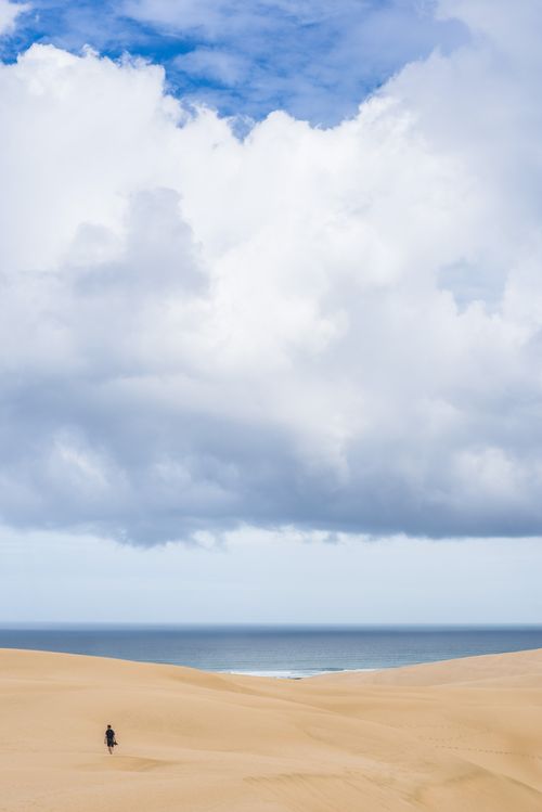 New Zealand Travel Photography Te Paki Sand Dunes on 90 Mile Beach Northland New Zealand