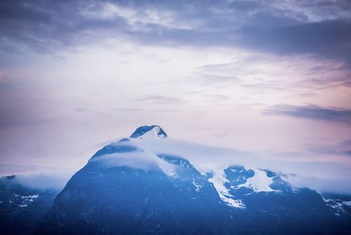 Peru Landscape Travel Photography Andes Mountains at sunrise on day 3 of Inca Trail Trek Cusco Region Peru South America