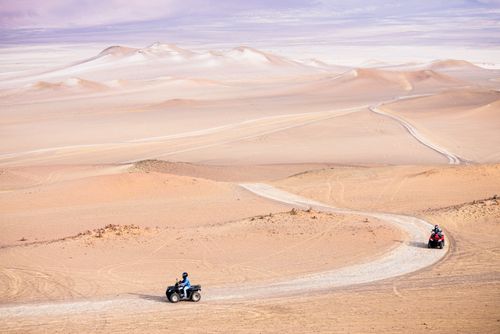 Peru Travel Photography Quadbiking in Paracas National Reserve Reserva Nacional de Paracas Ica Peru South America