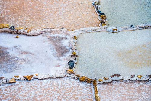 Peru Travel Photography Salt pans Salinas de Maras Maras near Cusco Cuzco Peru South America