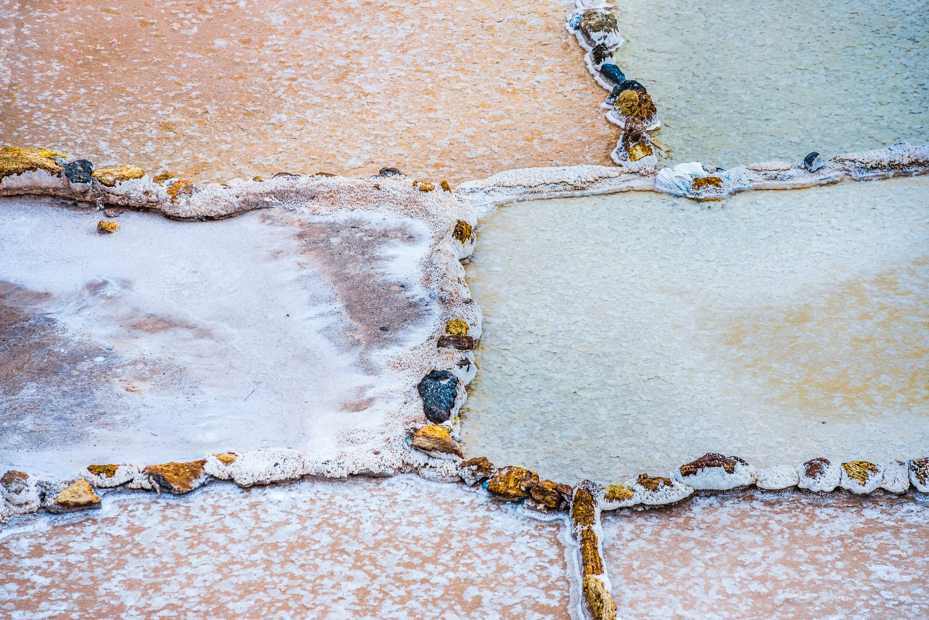 Peru Travel Photography Salt pans Salinas de Maras Maras near Cusco Cuzco Peru South America