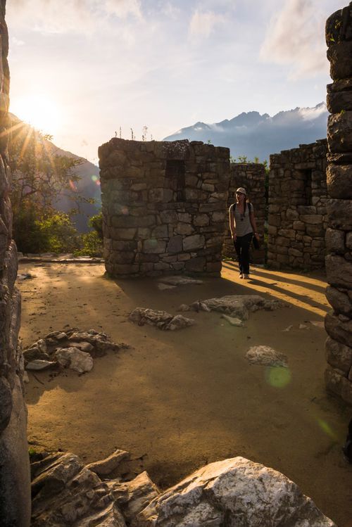 Peru Travel Photography Sun Gate Inti Punku or Intipuncu Machu Picchu Cusco Region Peru South America
