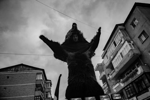 Romania Documentary Travel Photography New Year Bear Dancing Festival Comanesti Moldova Romania 13