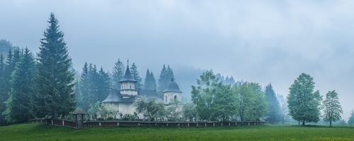 Romania Landscape Travel Photography Sucevita Monastery a gothic church listed in the UNESCO painted churches of northern Moldavia Bukovina Romania