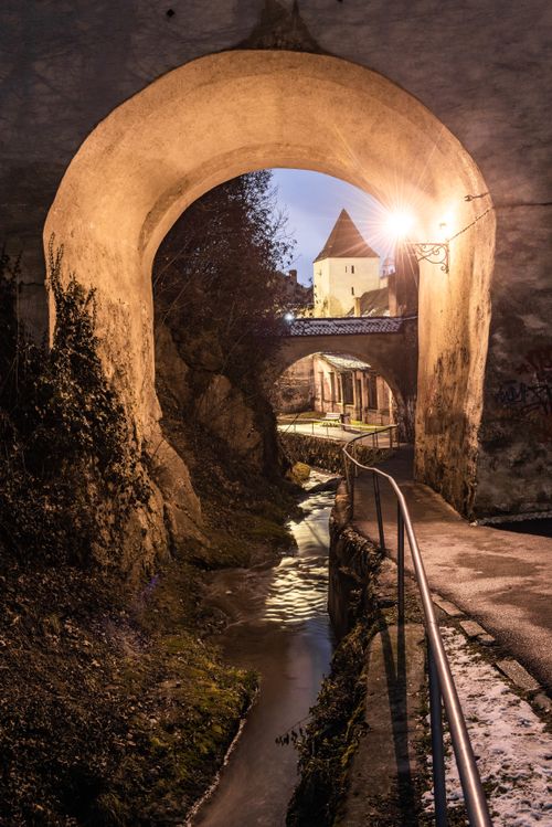 Romania Travel Photography Brasov at night Brasov County Romania