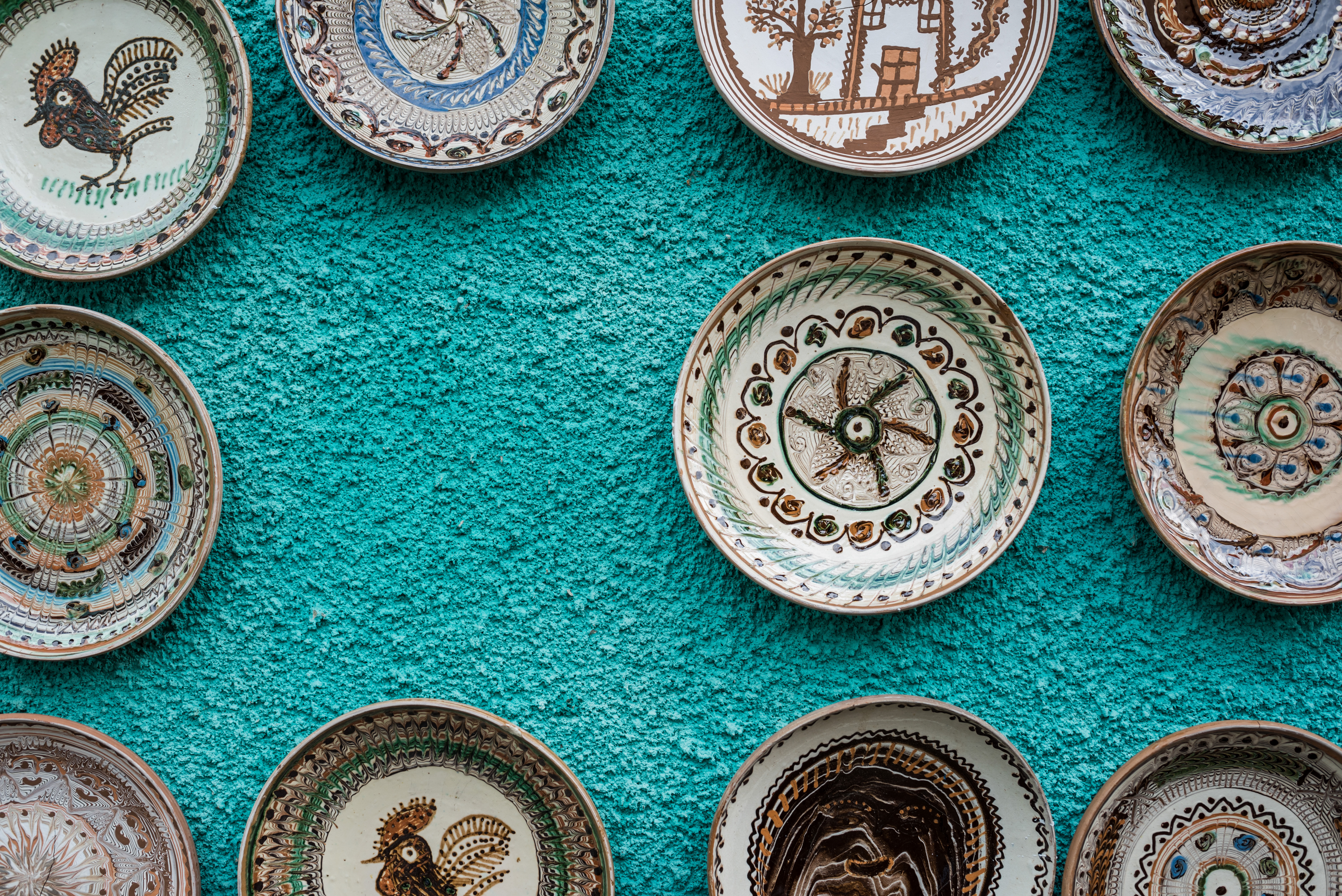 Romania Travel Photography Horezu ceramics a unique type of Romanian pottery UNESCO Cultural Heritage List Wallachia Romania