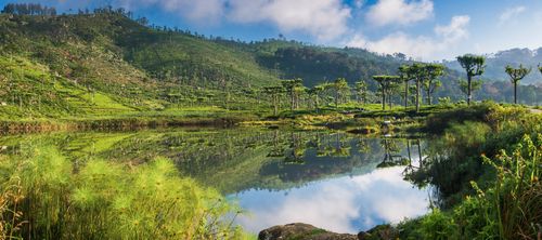 Sri Lanka Landscape Photography Lake at Haputale Nuwara Eliya District Sri Lanka Hill Country Asia