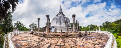 Sri Lanka Travel Photography Sacred City of Anuradhapura Lankarama Dagoba UNESCO World Heritage Site Sri Lanka Asia