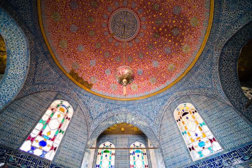 Turkey Architecture Travel Photography Summerhouse interior at Topkapi Palace Istanbul Turkey Eastern Europe 2
