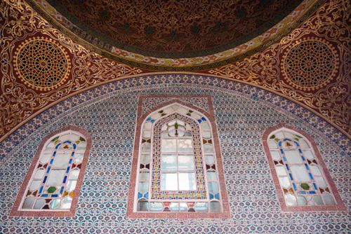 Turkey Architecture Travel Photography Summerhouse interior at Topkapi Palace Istanbul Turkey Eastern Europe 3